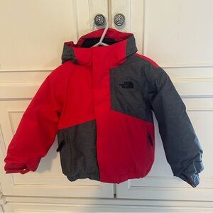 The North Face Red Black Gray E Z Grown Drvent Jacket
